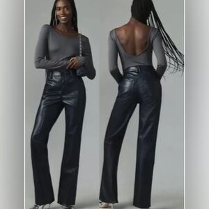 Good American Women's Better Than Leather Good Icon Pants